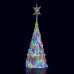 HOLOGRAM ALBERO IRIDESCENTE C/LED CM.167H (2pz)